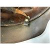 Image 7 : WWII GERMAN M42 COMBAT HELMET PAINTED BLACK