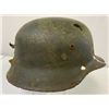 Image 3 : WWII GERMAN M35 COMBAT DAMAGED RUSSIAN FRONT HELMET