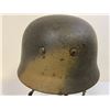 Image 5 : WWII GERMAN M1938 LUFTWAFFE PARATROOPER HELMET CAMOUFLAGE PAINTED