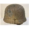 Image 4 : WWII GERMAN M1938 LUFTWAFFE PARATROOPER HELMET CAMOUFLAGE WIRE