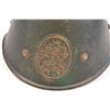 Image 5 : WWII DUTCH HELMET REUSED BY GERMAN RAD WITH NICE DECAL