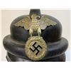 Image 7 : GERMANY THIRD REICH NSKK LEATHER MOTORCYCLE CRASH HELMET
