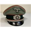 Image 1 : WWII GERMAN ARMY ARTILLERY OFFICER VISOR HAT CAP