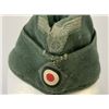 Image 3 : WWII GERMAN ARMY EM / NCO OVERSEAS CAP 1942 DATED