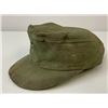 Image 2 : WWII GERMAN FIELD CAP MADE FROM SPLINTER CAMOUFLAGE ZELTBAHN MATERIAL