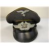 Image 10 : WWII GERMAN LUFTWAFFE FLIGHT NCO OFFICER CRUSHER TYPE VISOR CAP