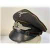 Image 3 : WWII GERMAN LUFTWAFFE FLIGHT NCO OFFICER CRUSHER TYPE VISOR CAP