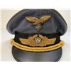 Image 6 : WWII GERMAN LUFTWAFFE GENERAL OFFICER VISOR HAT CAP - NAMED