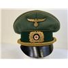 Image 1 : WWII GERMAN CUSTOMS OFFICIAL GENERAL RANK VISOR CAP HAT