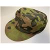 Image 1 : WWII GERMAN SS LATE WAR FIELD CAP MADE FROM CAMOUFLAGE MATERIAL