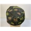 Image 5 : WWII GERMAN SS LATE WAR FIELD CAP MADE FROM CAMOUFLAGE MATERIAL