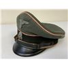 Image 7 : WWII GERMAN WAFFEN SS PANZER NCO OFFICER'S VISOR HAT