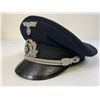 Image 6 : WWII GERMAN NAVY KRIEGSMARINE BLUE TOP ADMINISTRATIVE OFFICER VISOR HAT