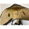 Image 4 : WWII GERMAN LUFTWAFFE FLIGHT LEATHER HELMET WITH GOGGLES , MIKES , WIRED