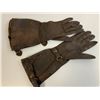 Image 4 : WWII GERMAN LUFTWAFFE PILOT FLIGHT LEATHER GLOVES