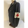 Image 6 : WWII GERMAN RARE FEMALE RED CROSS MEDIC UNIFORM TUNIC WITH ARMBAND