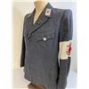 Image 8 : WWII GERMAN RARE FEMALE RED CROSS MEDIC UNIFORM TUNIC WITH ARMBAND