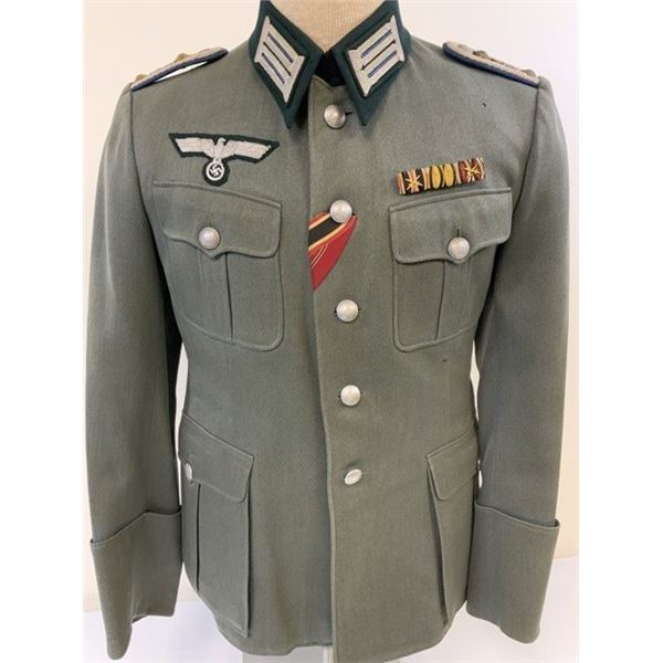 WWII GERMAN ARMY MEDICAL OFFICER NAMED DOCTOR UNIFORM TUNIC