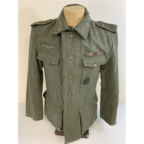 WWII GERMAN ARMY WOOL M42 UNIFORM TUNIC MOVIE USED " SAVING PRIVATE RYAN" 1998