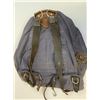Image 3 : WWII GERMAN LUFTWAFFE BLUE RUCKSACK BACKPACK COMPLETE WITH STRAPS