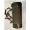 Image 2 : WWII GERMAN GAS MASK AND FILTER WITH CANISTER