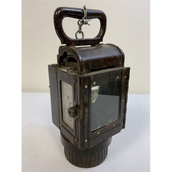 WWII GERMAN MILITARY BAKELITE CARBIDE BUNKER LANTERN