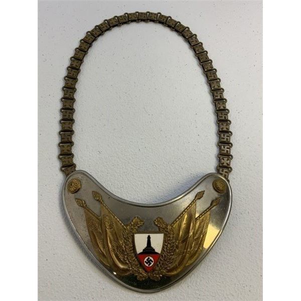 WWII NAZI GERMAN VETERANS ORGANIZATION DRKB FLAG BEARERS GORGET