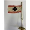 Image 2 : ANTIQUE GERMAN HANSA BREMEN STEAMSHIP COMPANY TABLETOP FLAG