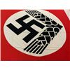 Image 3 : VERY LARGE NAZI GERMAN RAD WOMANS CAMP FLAG - GREAT CLEAN CONDITION