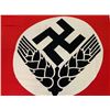 Image 6 : VERY LARGE NAZI GERMAN RAD WOMANS CAMP FLAG - GREAT CLEAN CONDITION