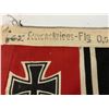 Image 3 : WWII GERMAN NAVY U-BOAT SIZE KRIEGSMARINE BATTLESHIP FLAG TORN IN A HALF