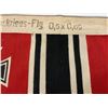 Image 4 : WWII GERMAN NAVY U-BOAT SIZE KRIEGSMARINE BATTLESHIP FLAG TORN IN A HALF