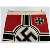 Image 5 : WWII GERMAN NAVY U-BOAT SIZE KRIEGSMARINE BATTLESHIP FLAG TORN IN A HALF