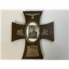 Image 4 : WWII GERMAN SOLDIERS PICTURE IN IRON CROSS DECORATED WOODEN FRAME