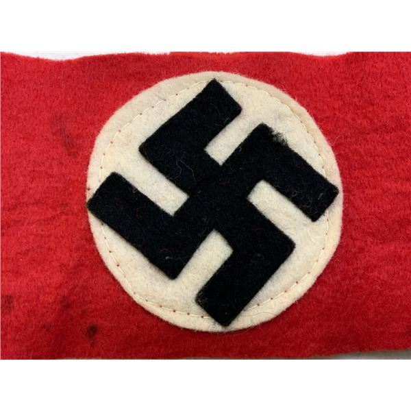 EARLY NAZI GERMANY NSADP WOOL ARMBAND