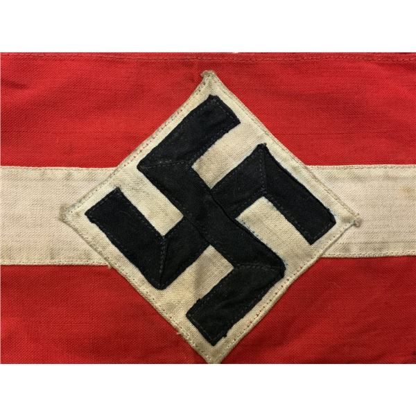 WWII GERMAN NAZI YOUTH ORGANIZATION HJ RED ARMBAND