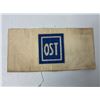 Image 2 : RARE WWII GERMAN OST EASTERN WORKERS ARMBAND 1945 DATED