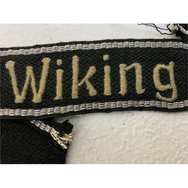 WWII GERMAN WAFFEN SS "Wiking" EM/NCO CUFFTITLE