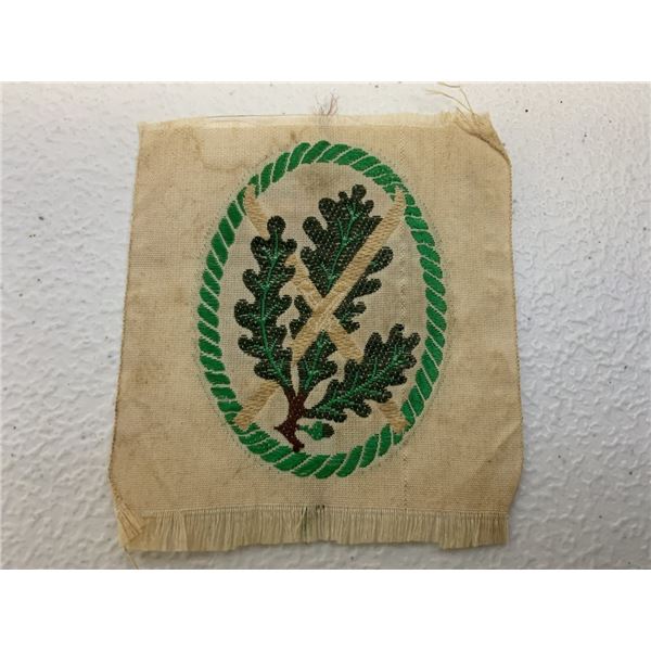 THIRD REICH GERMANY ARMY MOUNTAIN UNITS JAGER SKI SLEEVE PATCH