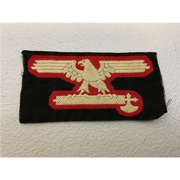 THIRD REICH GERMANY FASCIST ITALIAN WWII SS SLEEVE EAGLE PATCH