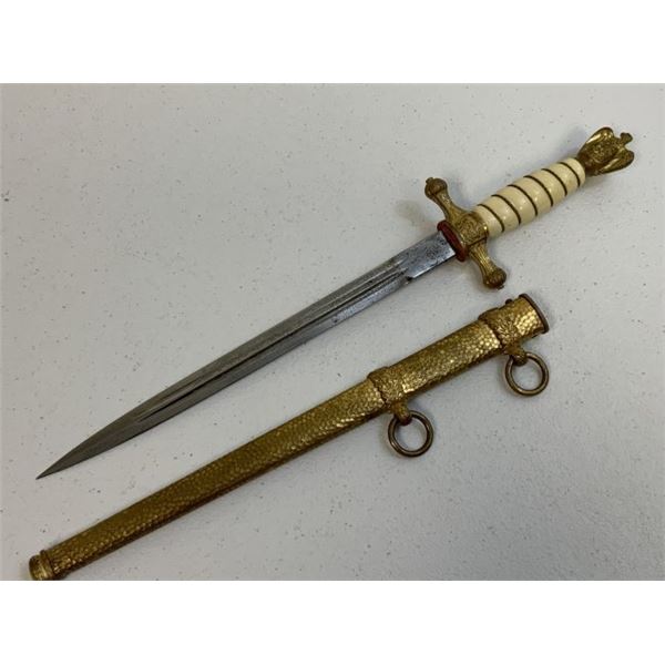 WWII GERMAN NAVY KRIEGSMARINE OFFICERS DAGGER WKC