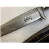 Image 2 : THIRD REICH GERMANY SMALL FIGTHING KNIFE BY ANTON WINGEN IN LEATHER SHEET