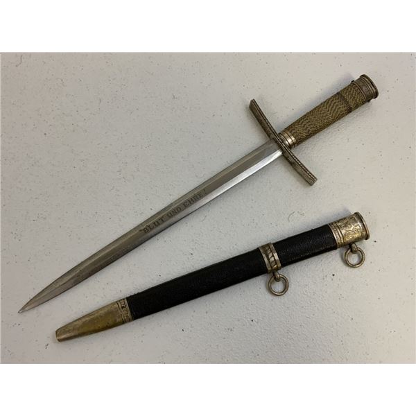 WWII GERMAN THIRD REICH HITLER YOUTH LEADER DAGGER