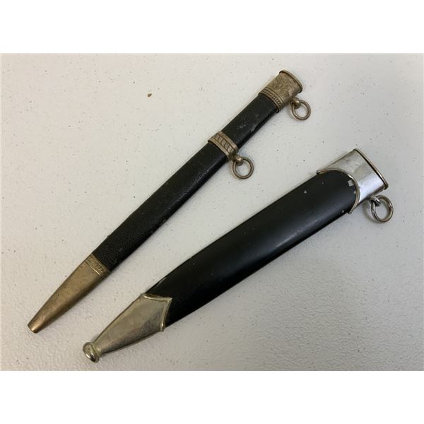 WWII GERMAN DAGGER PARTS SCABBARD LOT