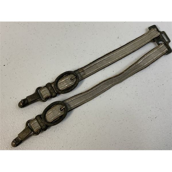 WWII GERMAN ARMY OFFICER DAGGER HANGERS DELUXE SET