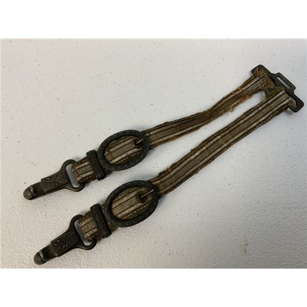 WWII GERMAN ARMY OFFICER DAGGER HANGERS DELUXE SET