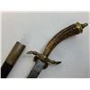 Image 10 : ANTIQUE GERMAN HUNTING DAGGER SHORT SWORD HIRSCHFANGER WITH ETCHED BLADE