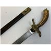Image 2 : ANTIQUE GERMAN HUNTING DAGGER SHORT SWORD HIRSCHFANGER WITH ETCHED BLADE