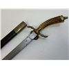Image 8 : ANTIQUE GERMAN HUNTING DAGGER SHORT SWORD HIRSCHFANGER WITH ETCHED BLADE