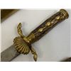Image 10 : ANTIQUE GERMAN LARGE HUNTING DAGGER SHORT SWORD HIRSCHFANGER WITH ETCHED BLADE